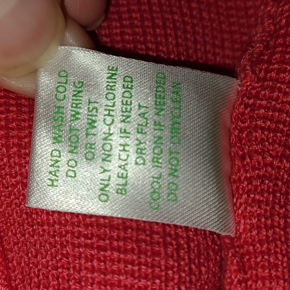 Lily Pulitzer sweater jacket, tulip pink, 3/4 sleeves, all cotton, size medium - Picture 6 of 8